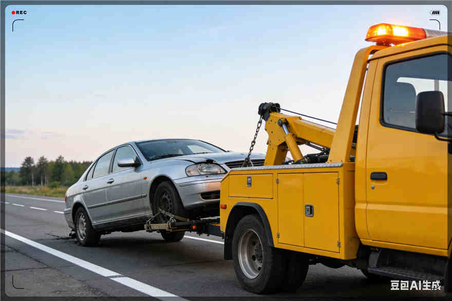 吴中区拖车救援电话【案例】